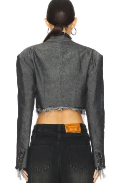 Washed Flower Blazer