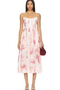 Waverly Corset Midi Dress