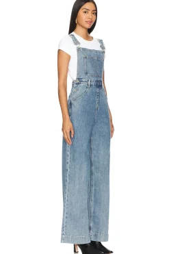 Wide Leg Denim Overall