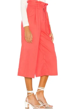 Wide Leg Paperbag Pant