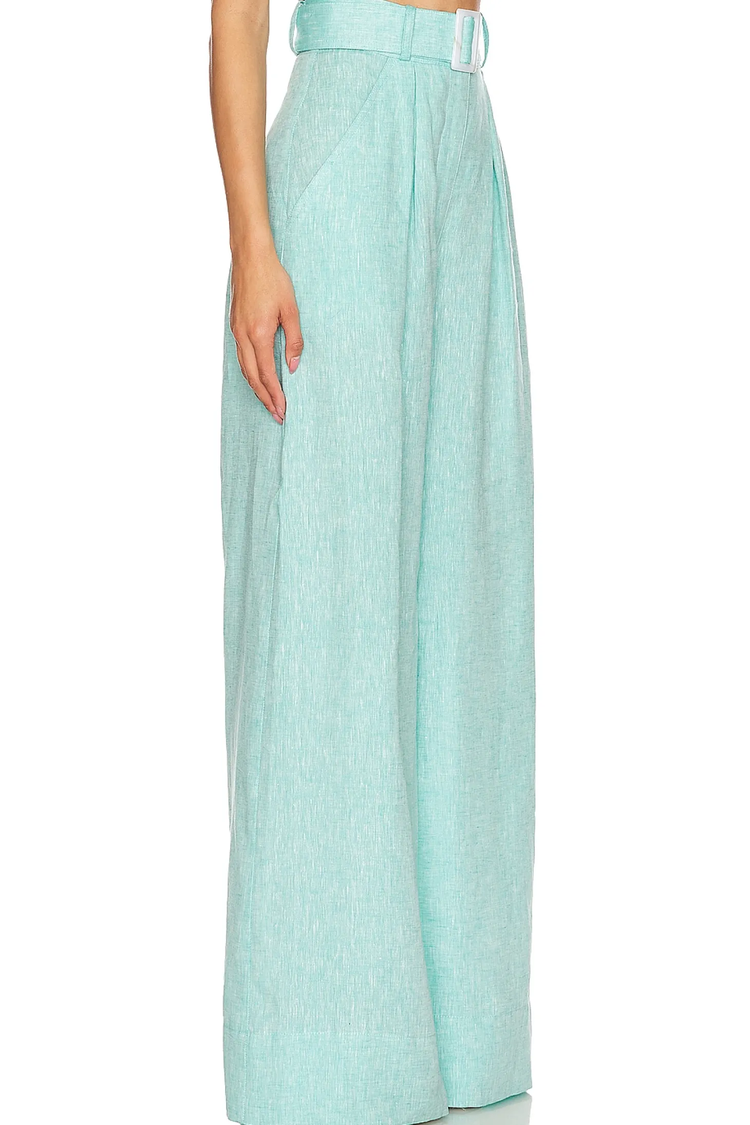 Wide Leg Pleated Pant