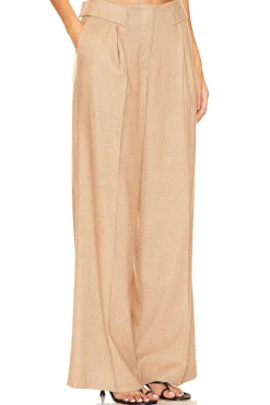 Wide Pant With Eyelet Belt