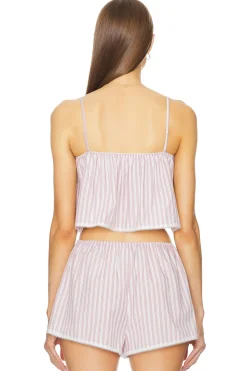 Wide Stripe Poplin Camisole