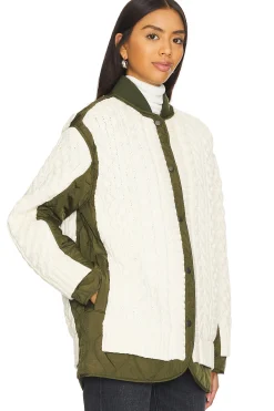 Winnie Mixed Media Jacket