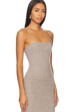 Wool Cashmere Ribbed Convertible Cami