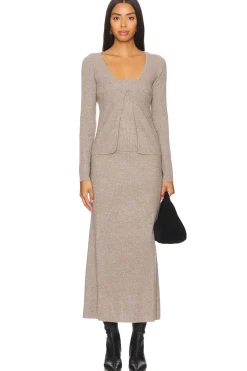 Wool Cashmere Ribbed Convertible Cami