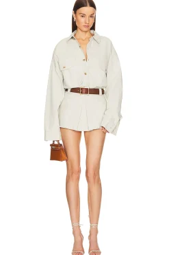 Workwear Pleated Mini Skort