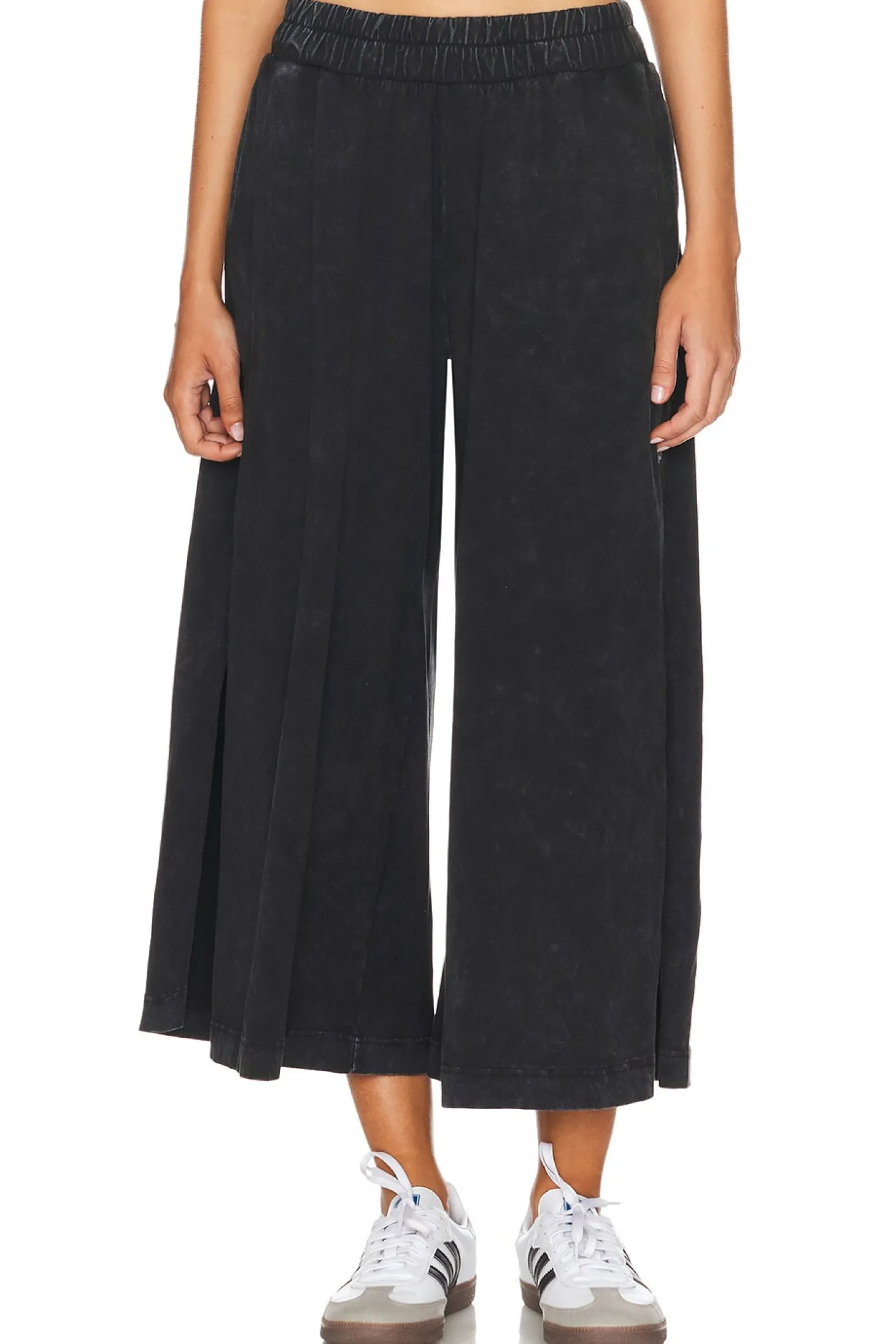 X FP Movement Hot Shot Slit Wide Leg Pant In Black
