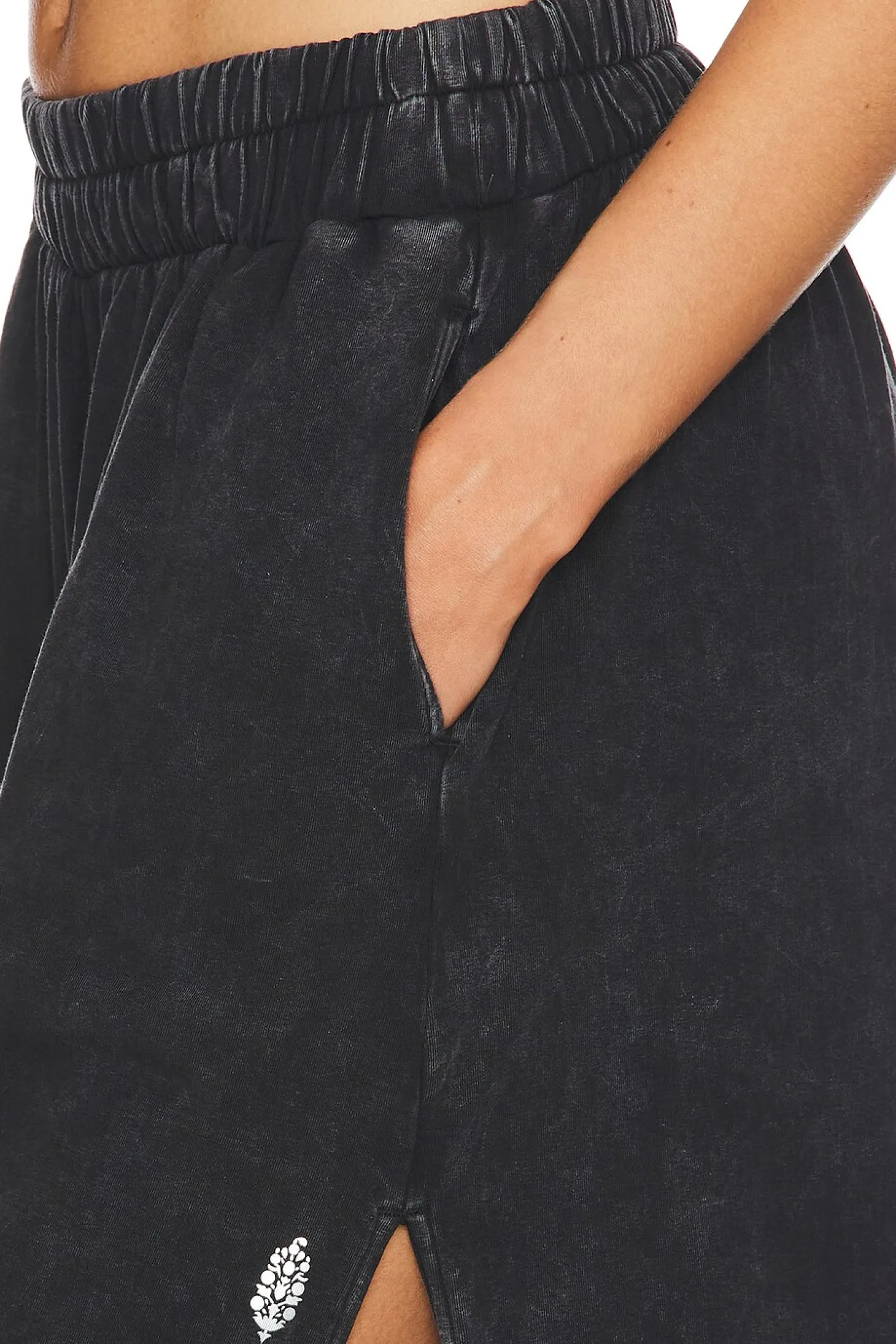 X FP Movement Hot Shot Slit Wide Leg Pant In Black