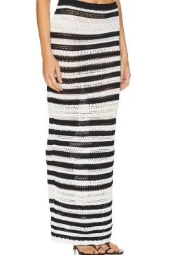 X Haleyy Baylee Crochet Long Skirt