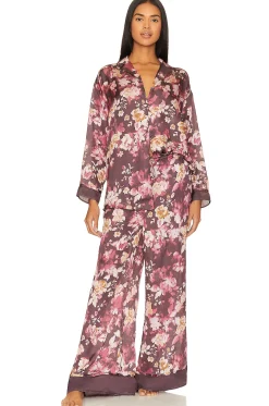 x Intimately FP Dreamy Days Pajama Set In Vintage Combo