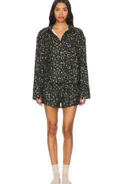 x Intimately FP Early Morning Sleep Set In Natural Combo