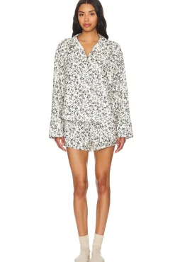 x Intimately FP Early Morning Sleep Set In Natural Combo