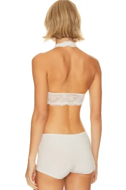 x Intimately FP Last Dance Lace Halter In Ivory
