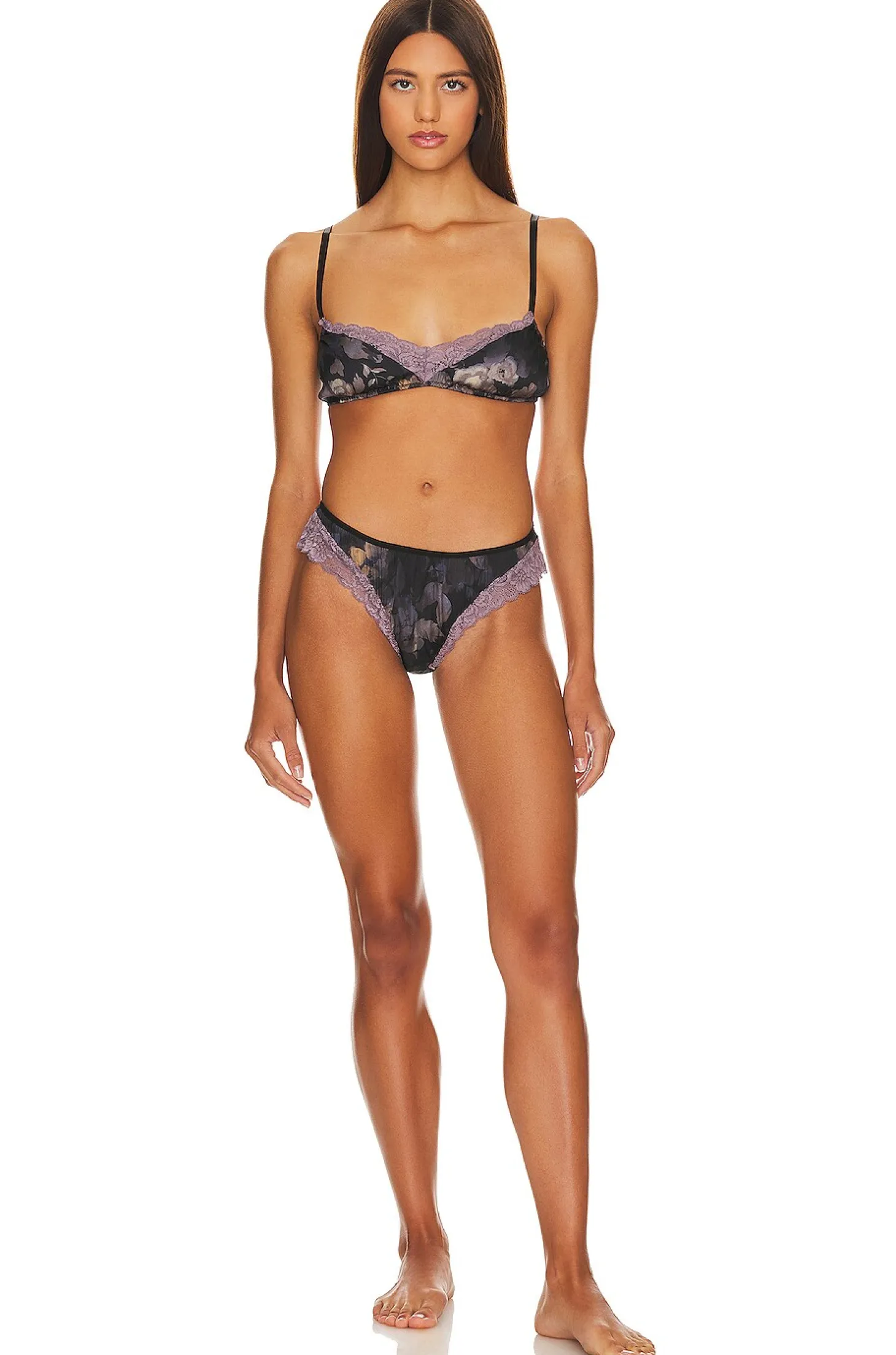 x Intimately FP She Silky Undie In Night Sky Combo