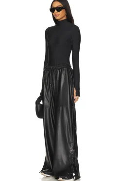 x Mona Kattan Cara Leather Pants