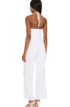 x REVOLVE Boat Linen Jumpsuit