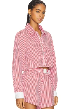 X Revolve Darian Stripe Shirt