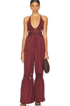 x REVOLVE Freya Crochet One Piece Jumpsuit