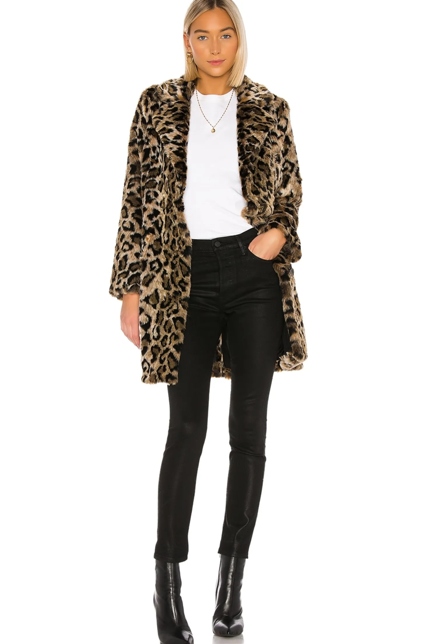 X REVOLVE Genn Faux Fur Coat