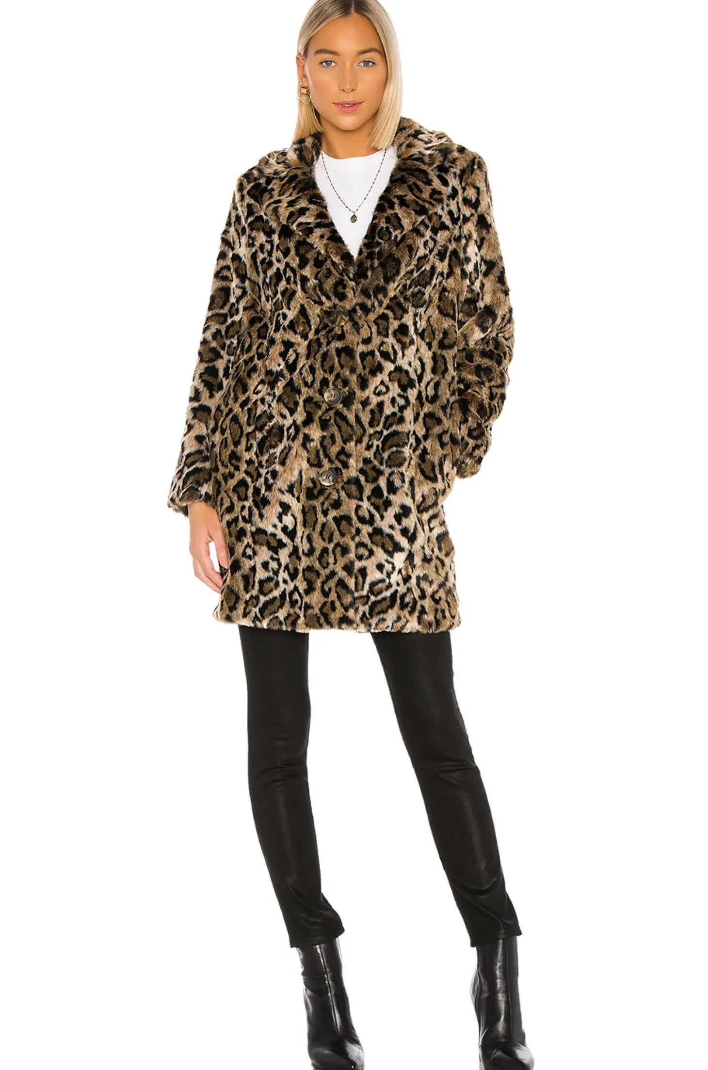 X REVOLVE Genn Faux Fur Coat