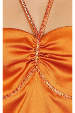 X Revolve Halter Strap Mini Dress