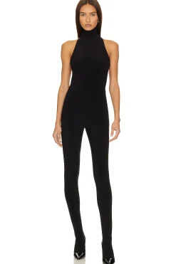 X Revolve Halter Turtle Catsuit With Footsie