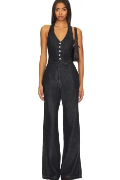X Revolve Isadore Denim Jumpsuit