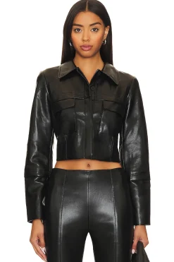 X Revolve Lucas Faux Leather Jacket