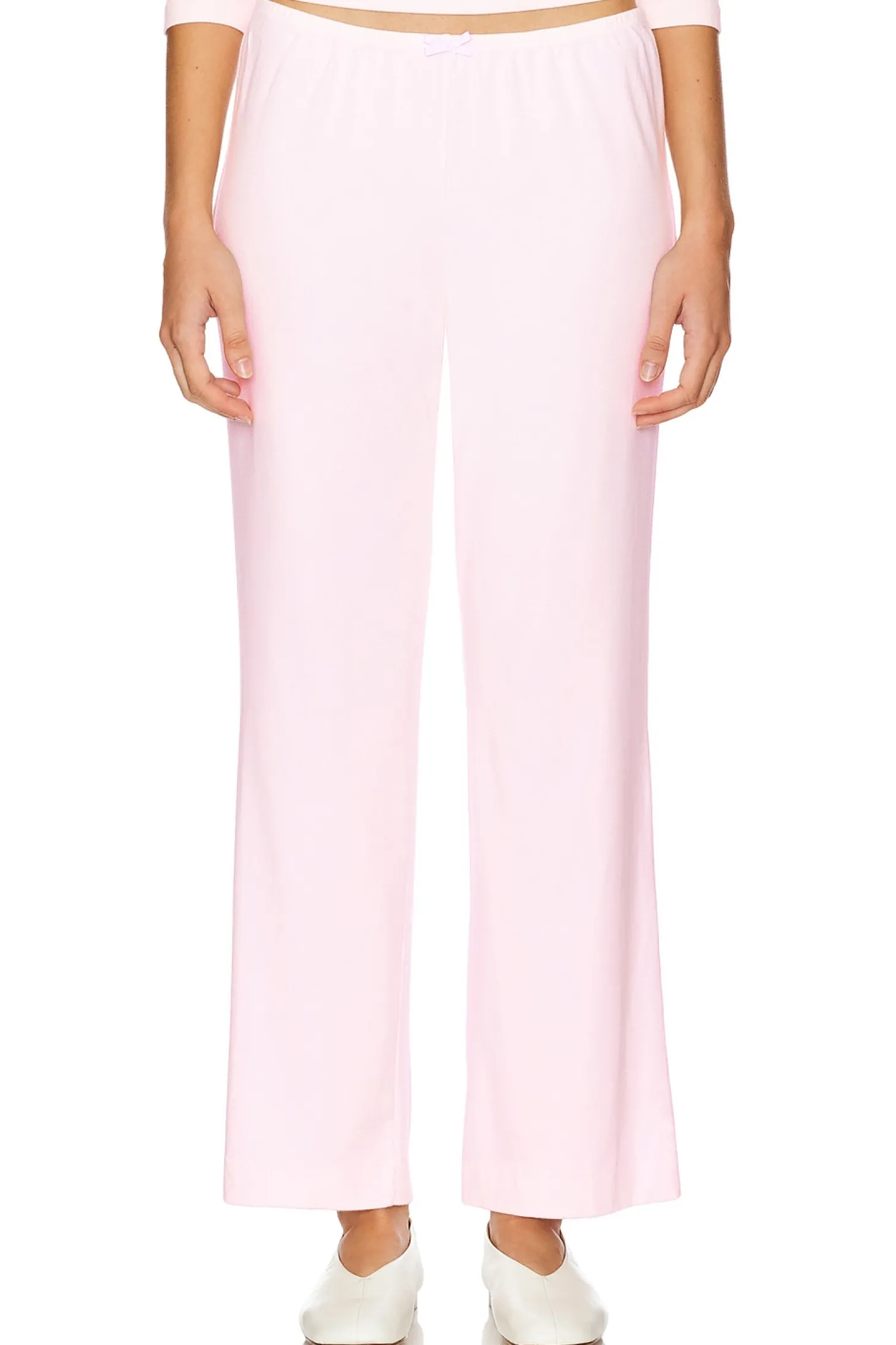 x REVOLVE The Baby Rib Scallop Pant