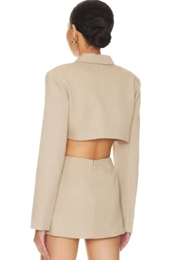 x REVOLVE Zayne Cropped Blazer