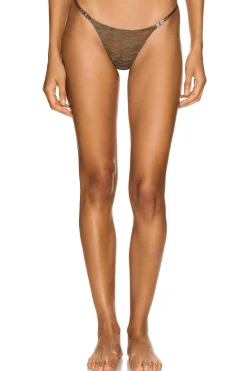 X Savage Camo Lace String Thong