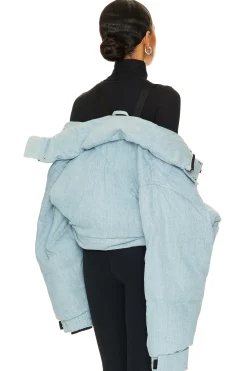 x Shoreditch Ski Club Nova Denim Puffer