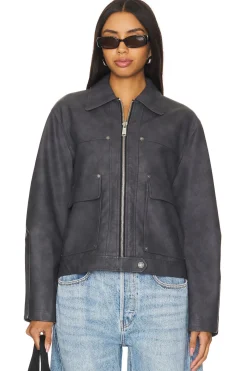 x We The Free Blair Faux Leather Jacket