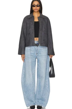 x We The Free Blair Faux Leather Jacket