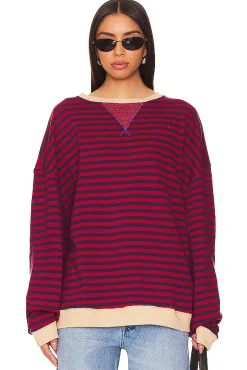 x We The Free Classic Striped Crew