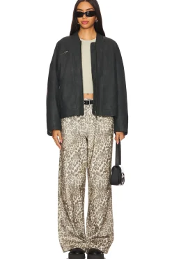 x We The Free Vinny Faux Leather Bomber