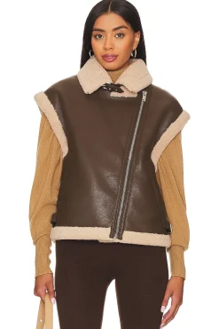 Xander Faux Leather Vest