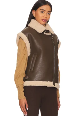 Xander Faux Leather Vest