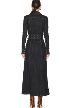 X-long Fitted Denim Jacket