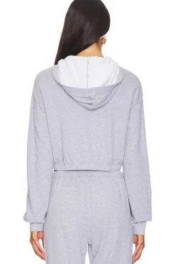 Zip Up Crop Hoodie
