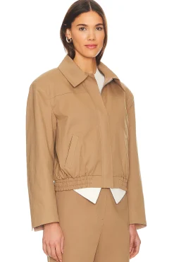 Zipper Detailed Canvas Jacket