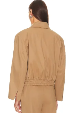 Zipper Detailed Canvas Jacket